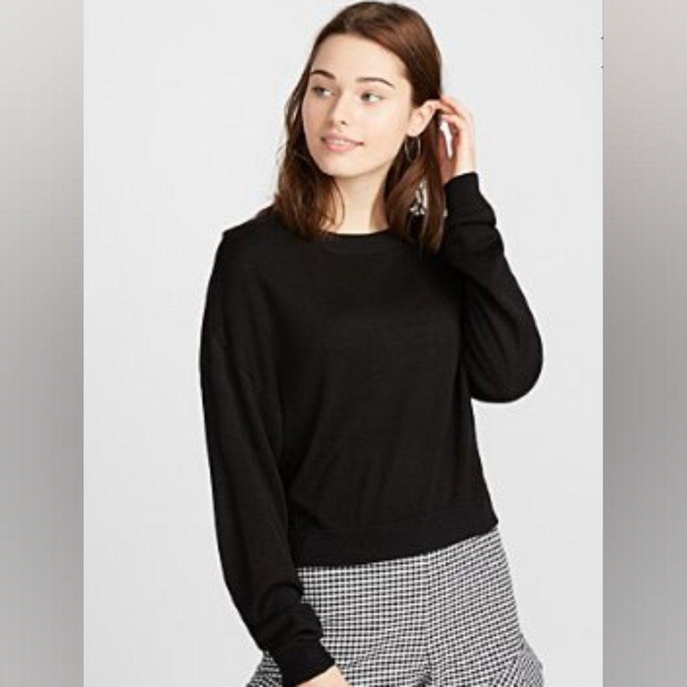 Comfy Black Sweater/Tee - Simons